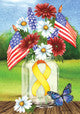 Briarwood Lane Support Our Troops Mason Jar Garden Flag