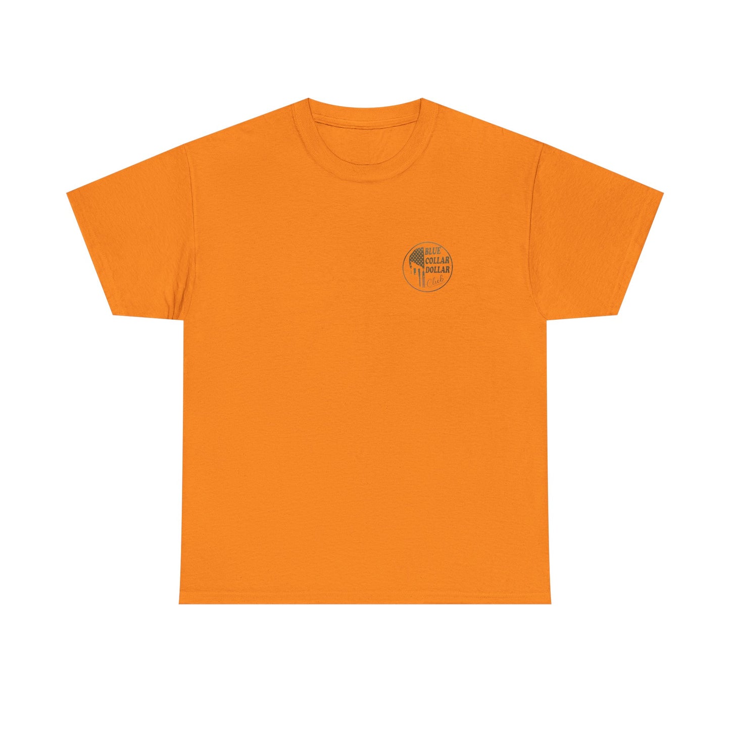 Unisex Heavy Cotton Tee - Blue Collar Dollar Club, Casual Wear, Gift for Tradespeople, Independence Day, Workwear Style