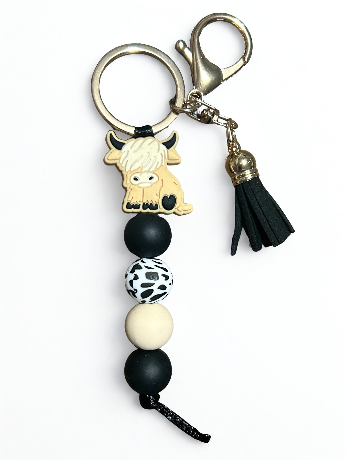 Highland Cow Keychain