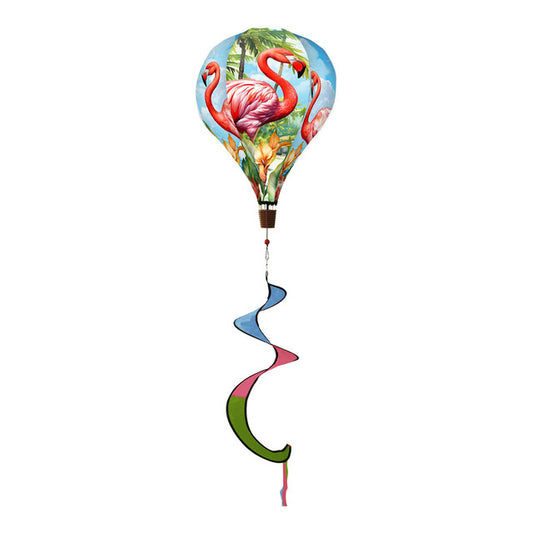 Briarwood Lane Flamingo Pair Hot Air Balloon Spinner