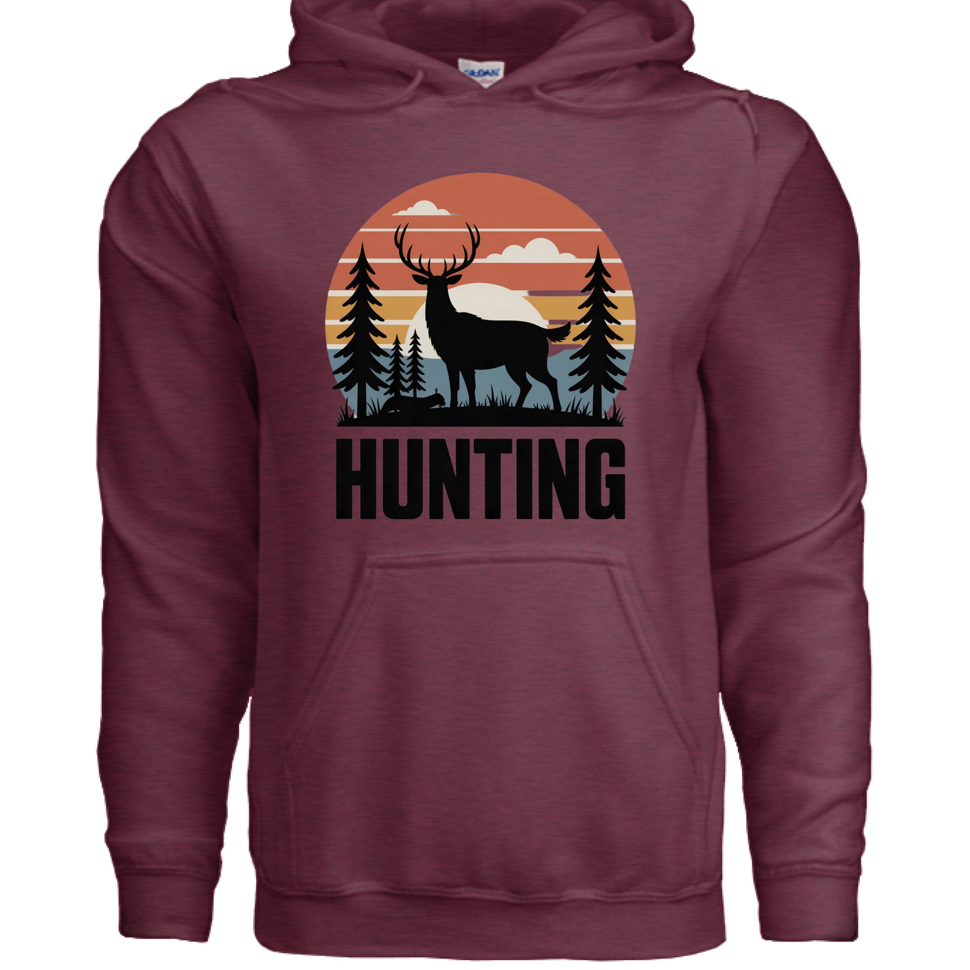 Heather Sport Dark Maroon - FRONT