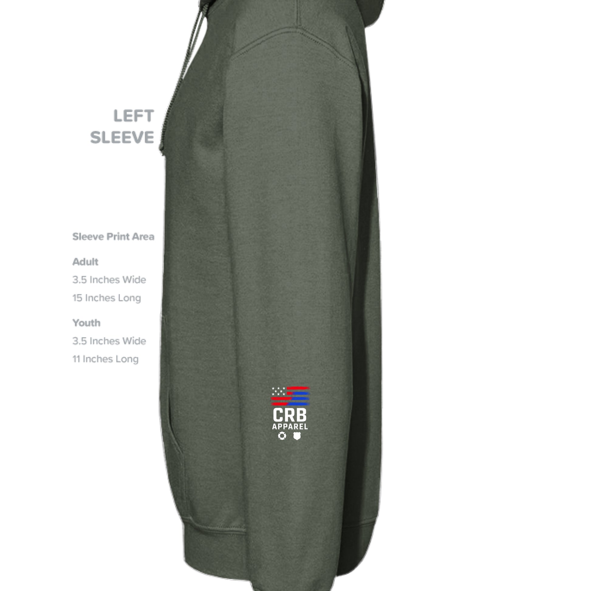 MILITARY GREEN - SLEEVE_LEFT