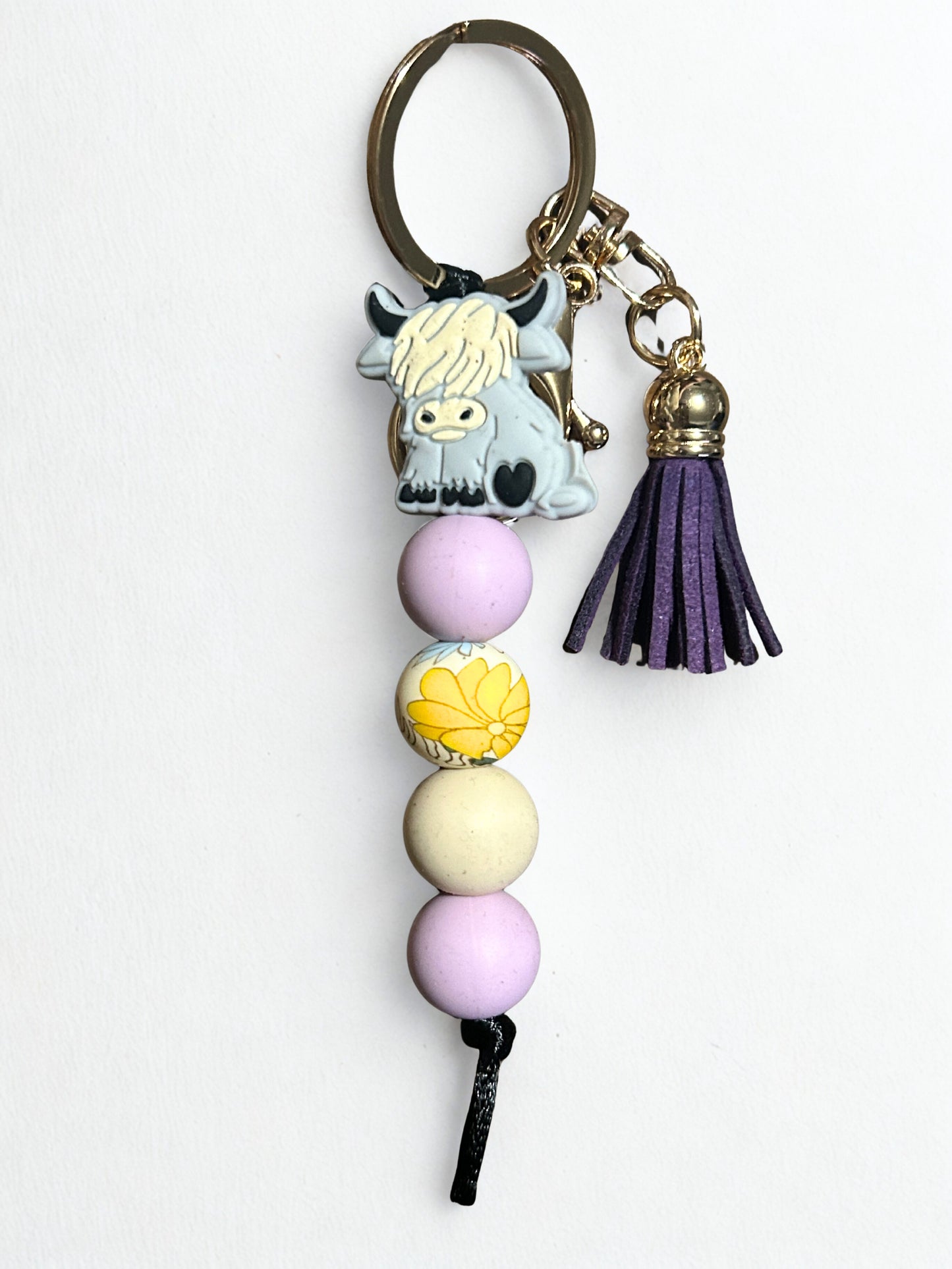 Highland Cow Keychain