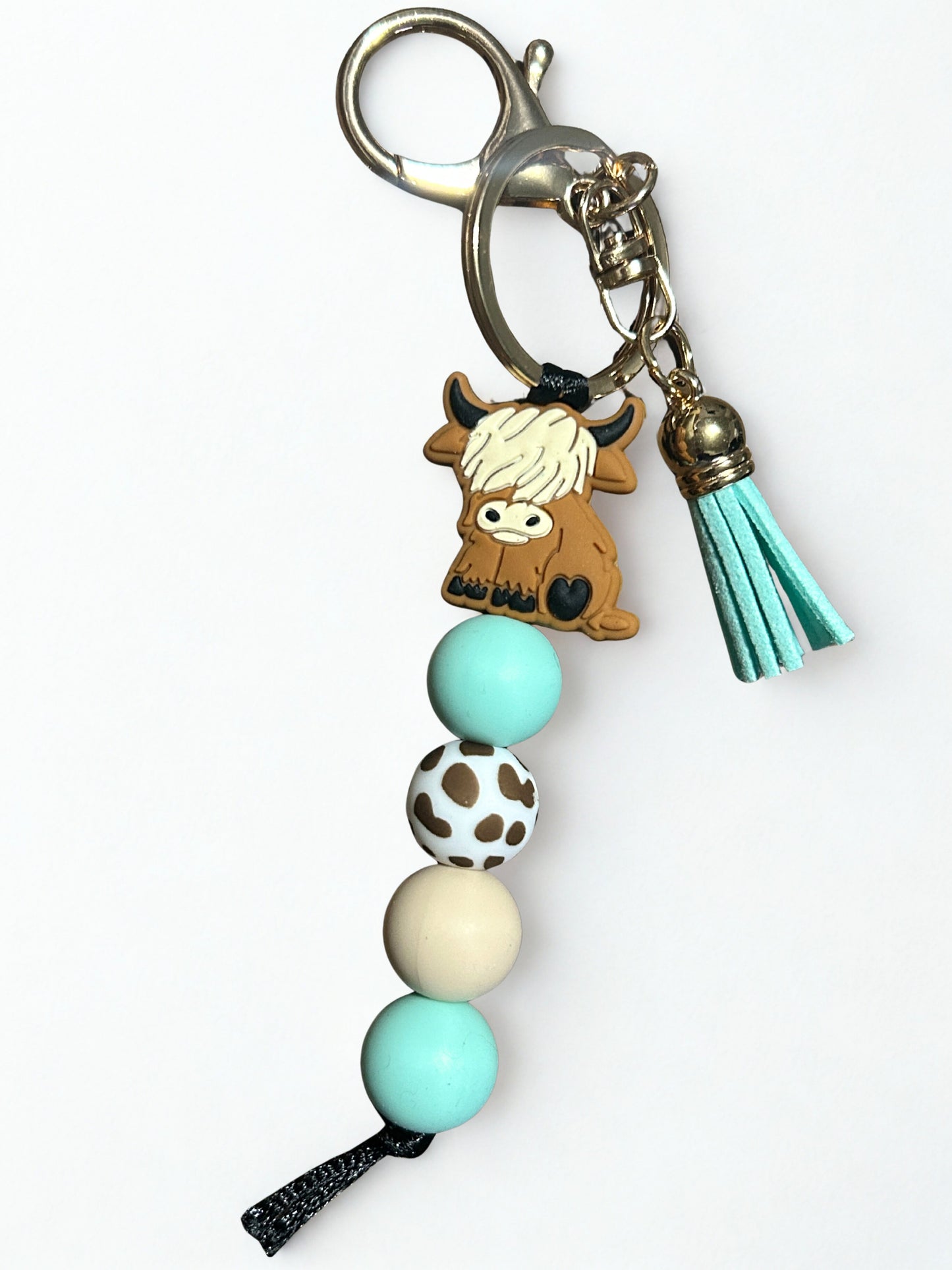 Highland Cow Keychain