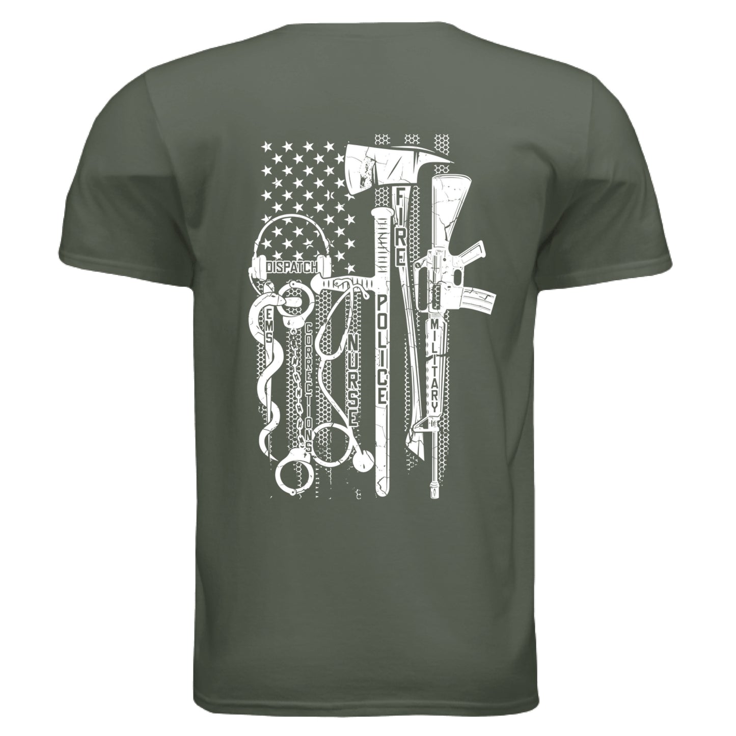 MILITARY GREEN - BACK