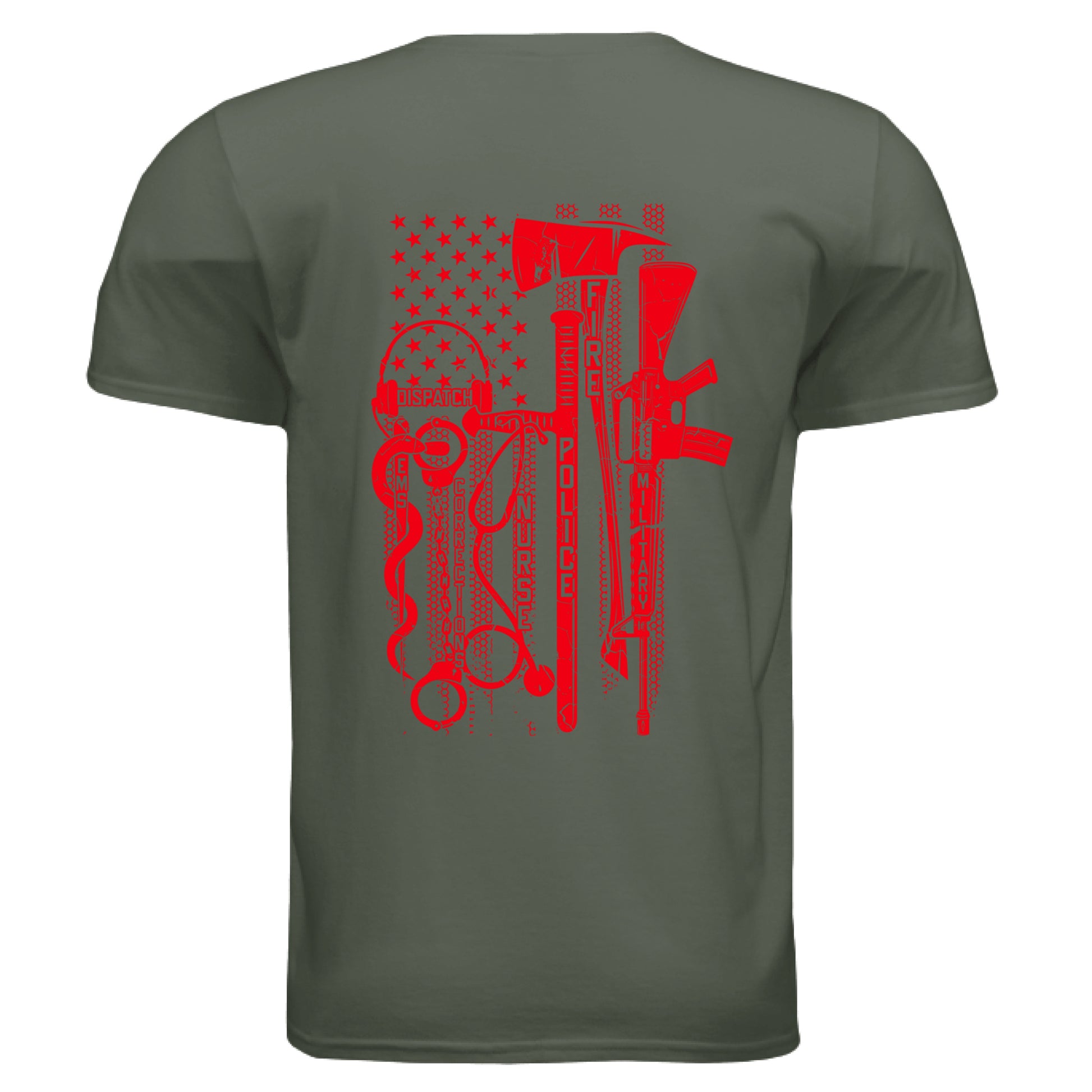 MILITARY GREEN - BACK
