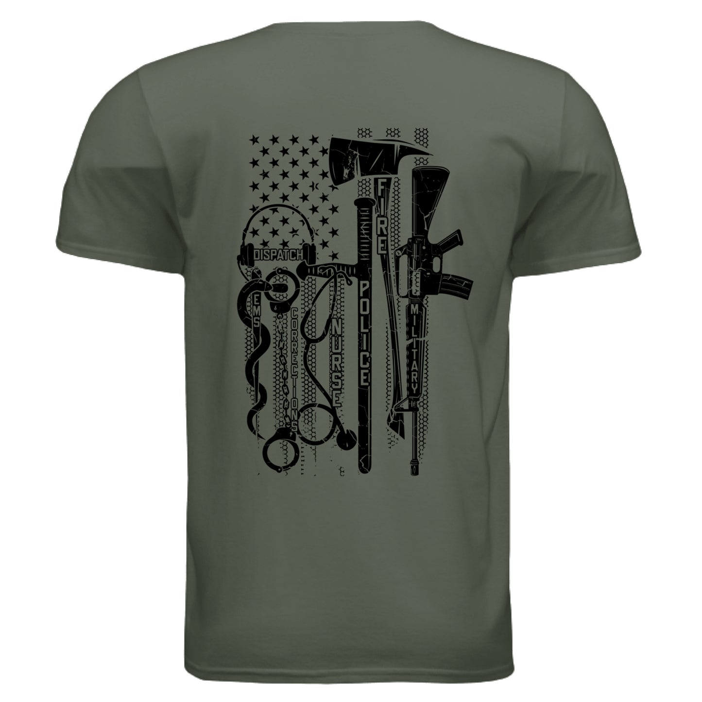 MILITARY GREEN - BACK