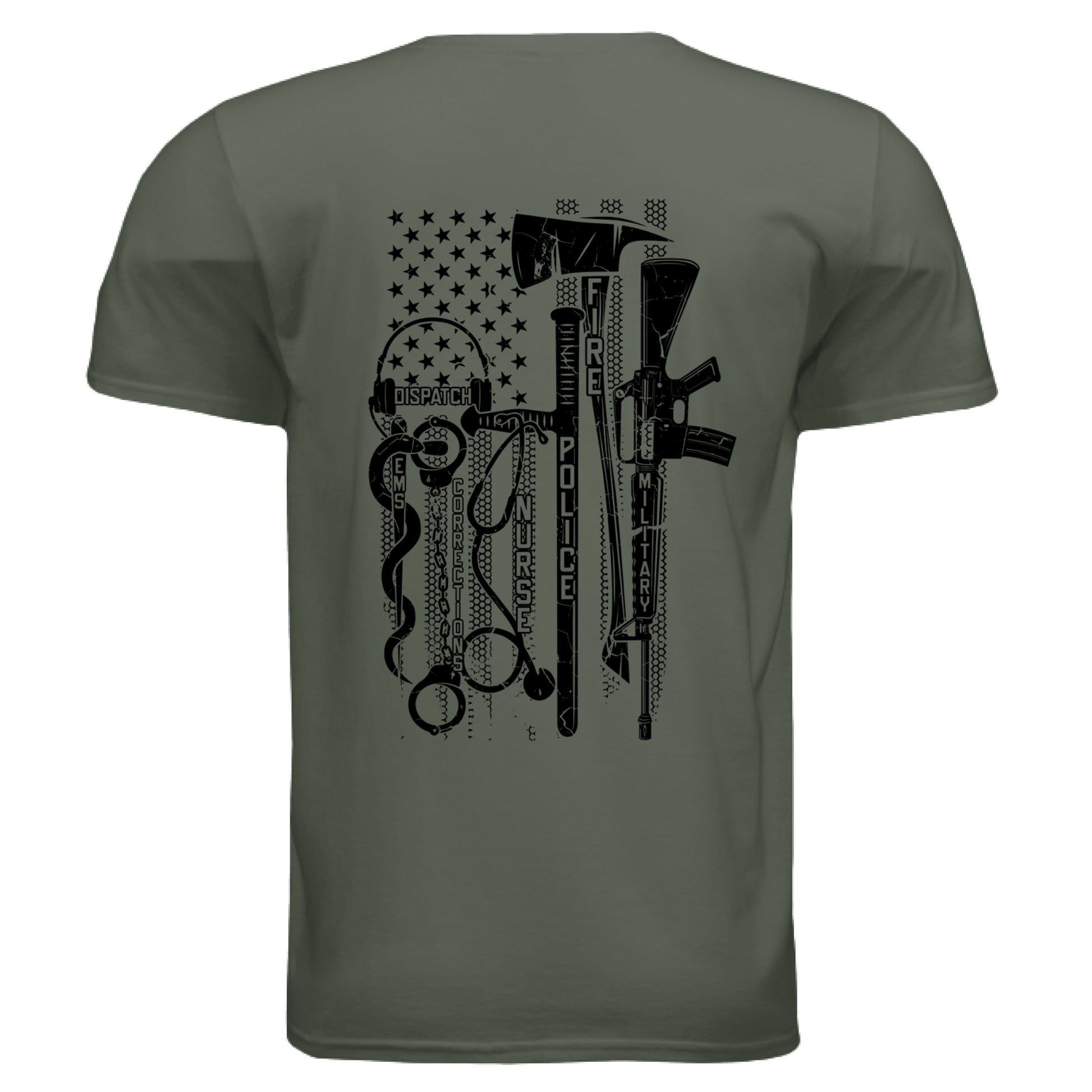 MILITARY GREEN - BACK