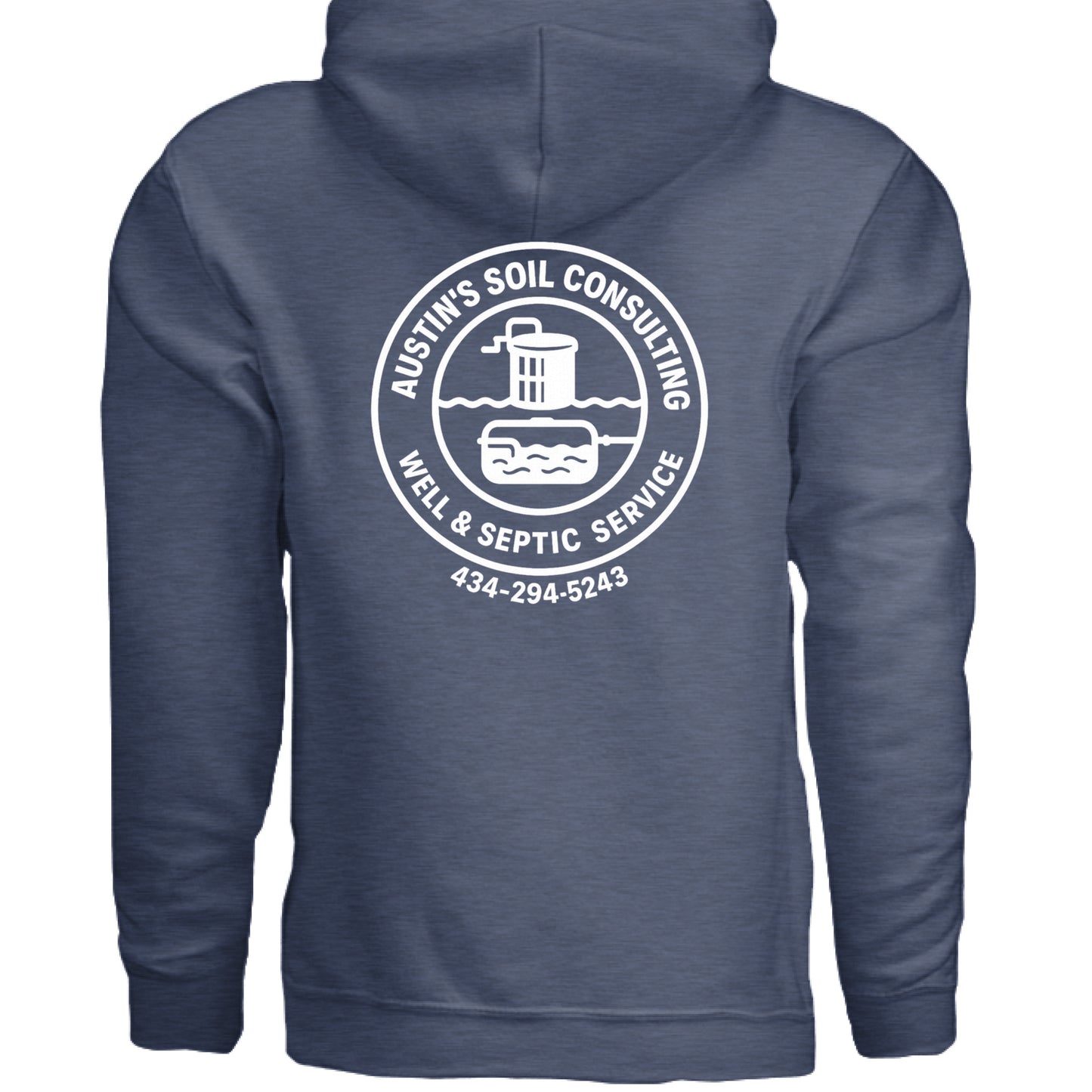 Heather Sport Dark Navy - BACK